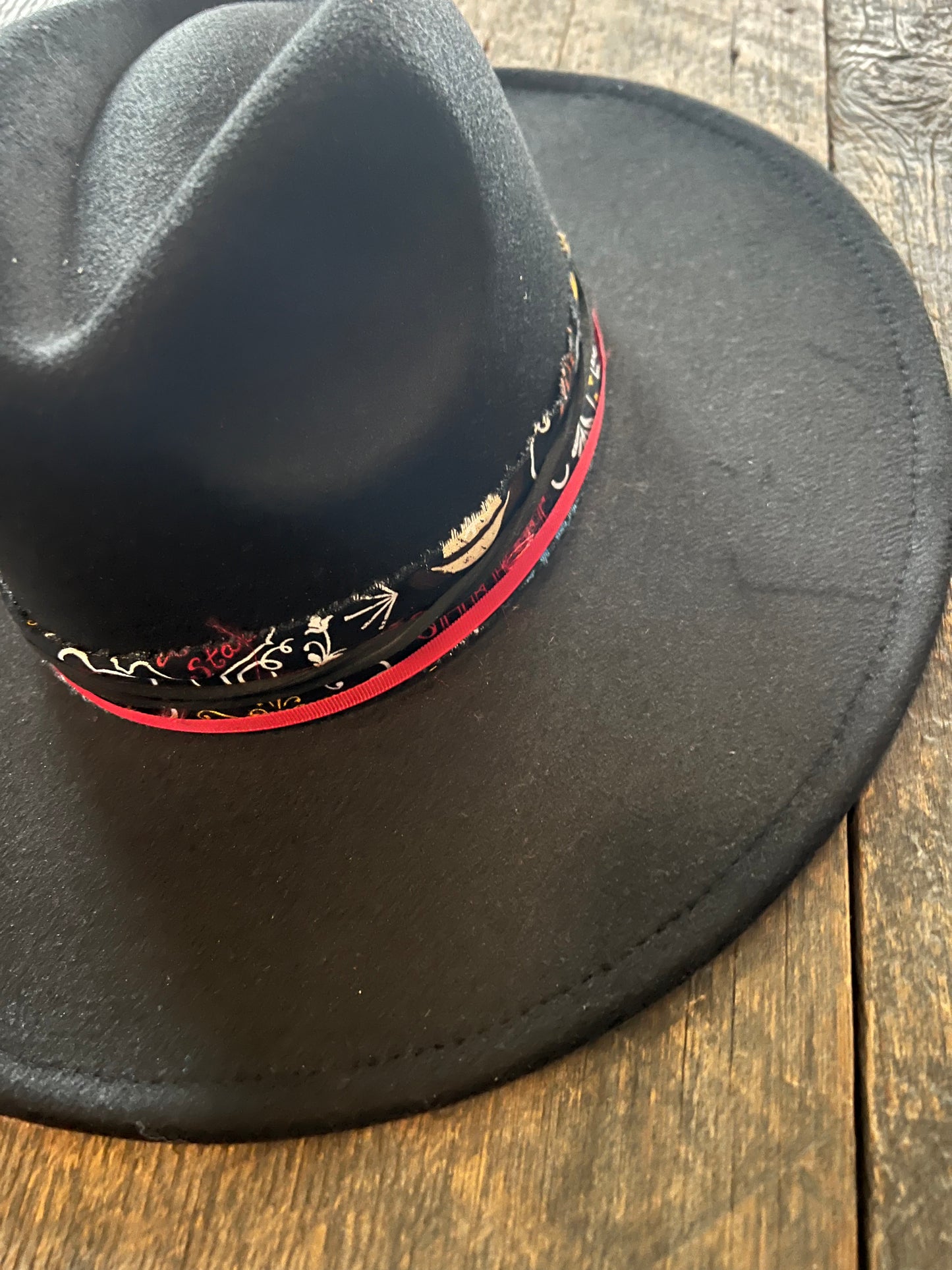 #145 - Ace of Clubs Western Black Hat