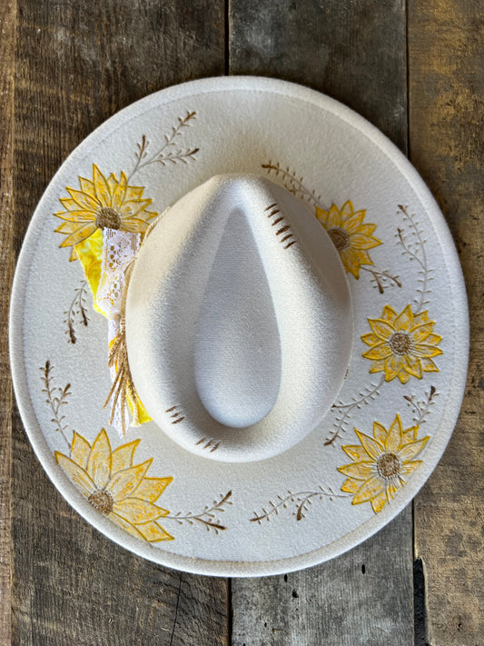 #111 - Sunny Sunflower Rancher Hat