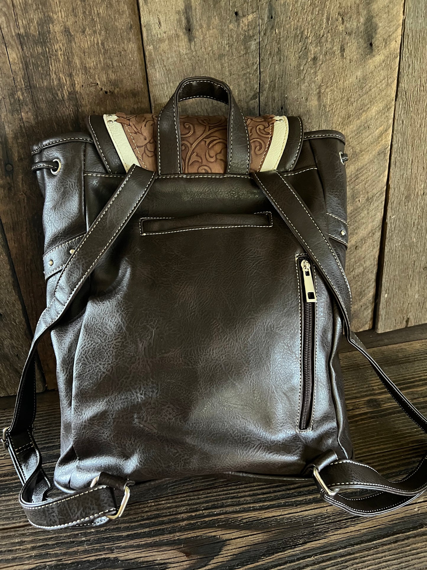 #300-BR Western Backpack with Concealed Carry Pocket