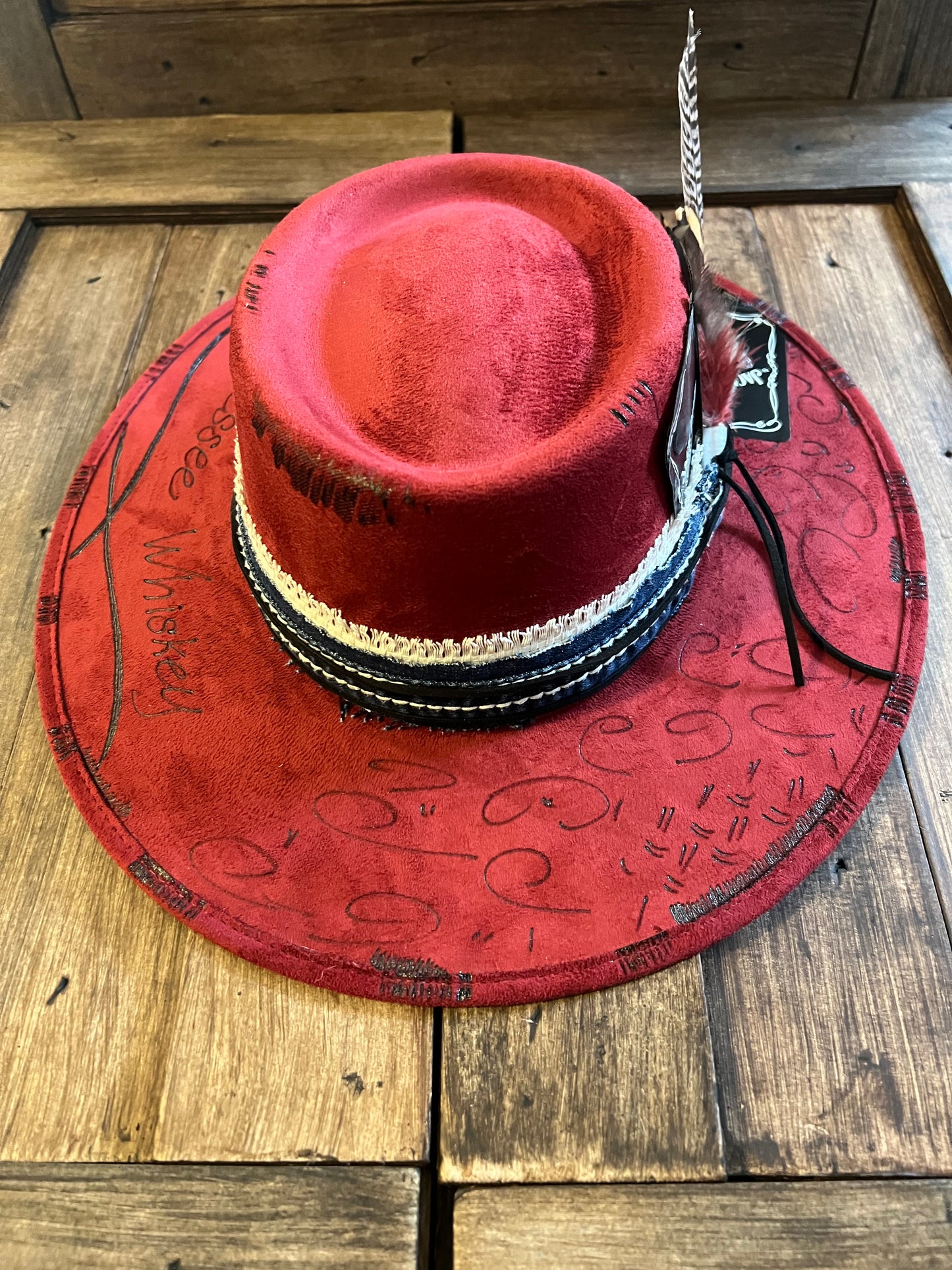 #133 - Red Tennessee Whiskey Rancher Hat