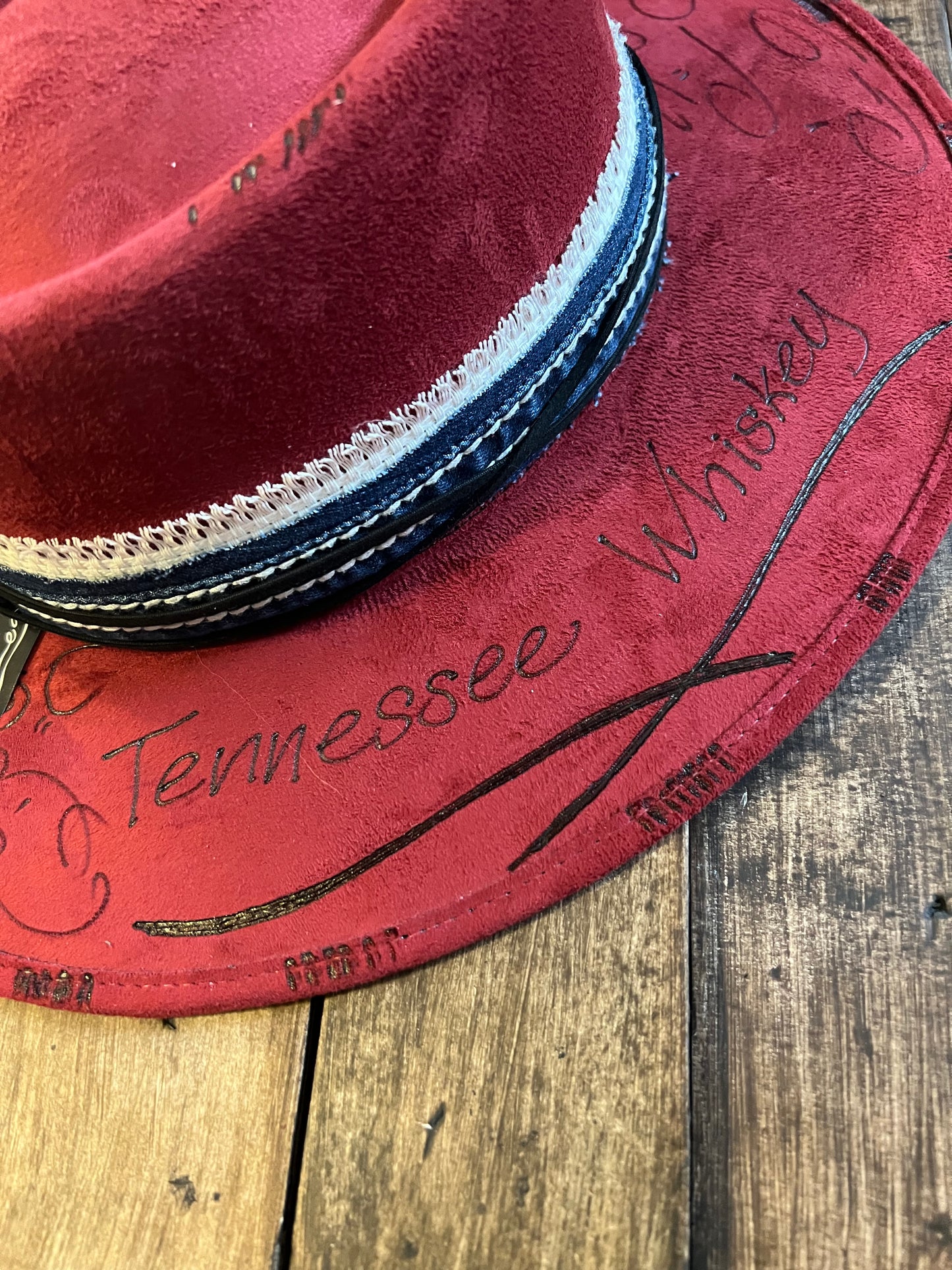 #133 - Red Tennessee Whiskey Rancher Hat